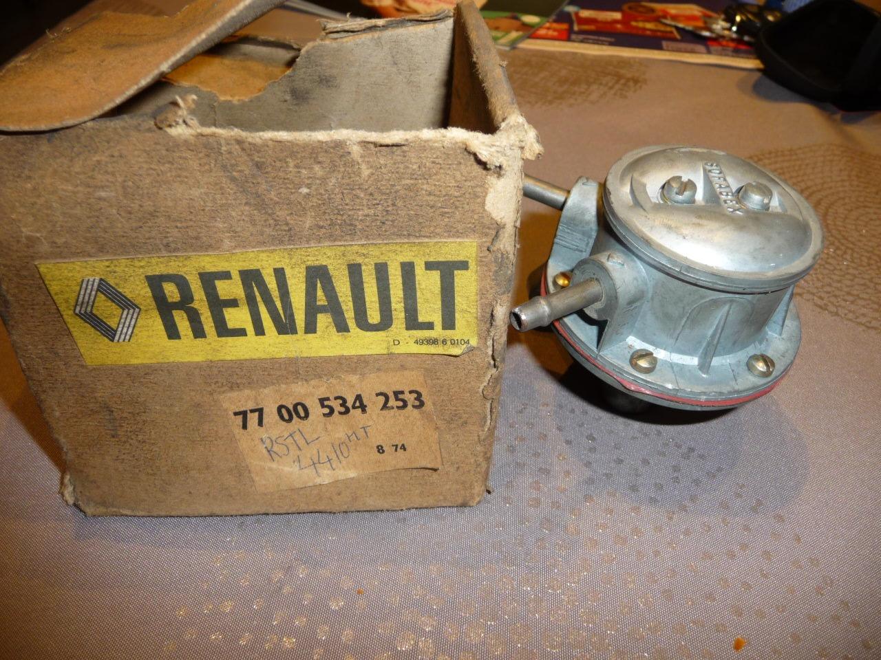 Pièces RENAULT 5 TL POMPE A ESSENCE ORIGINE LesAnciennes.com