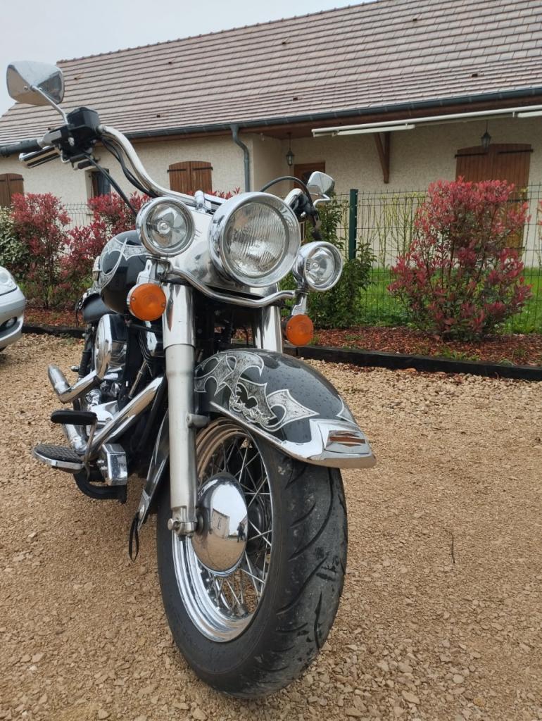 HARLEY DAVIDSON Heritage Softail 1340 carbu - 2000 LesAnciennes.com