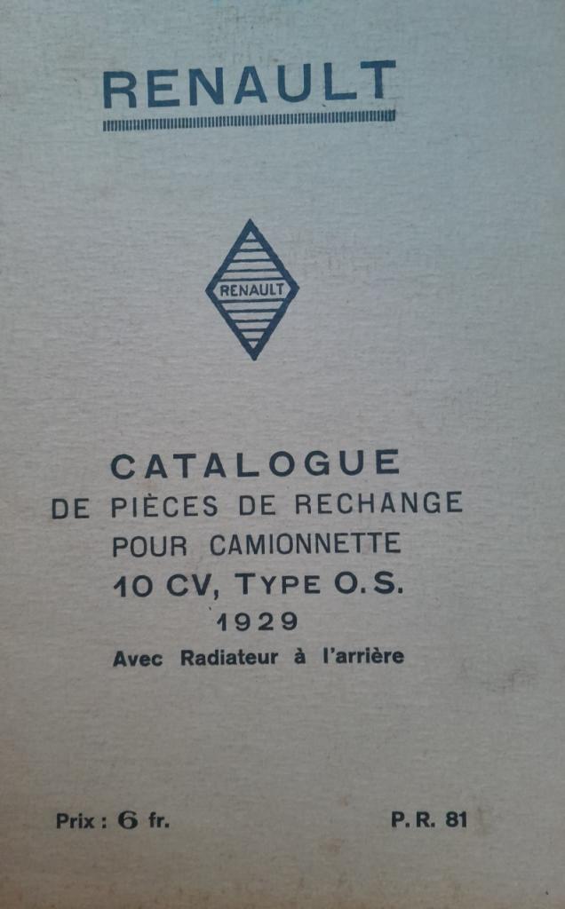 Renault Camionnette 10cv Catalogue de pièces LesAnciennes.com