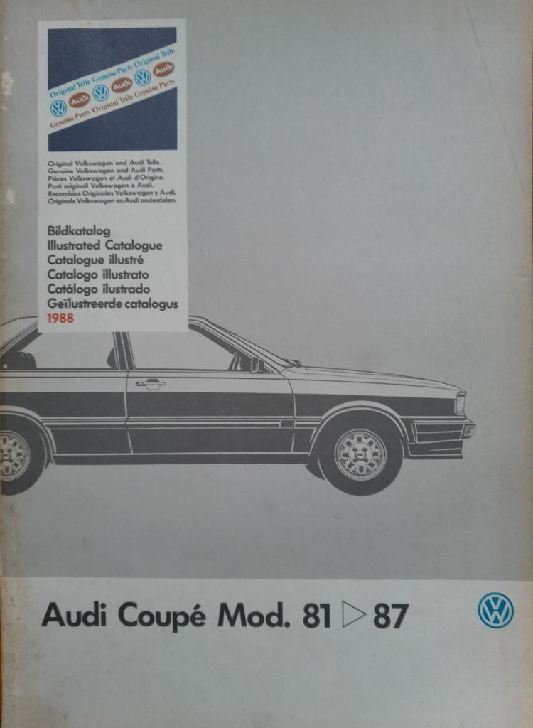 Audi coupé Catalogue de pièces détachées LesAnciennes.com