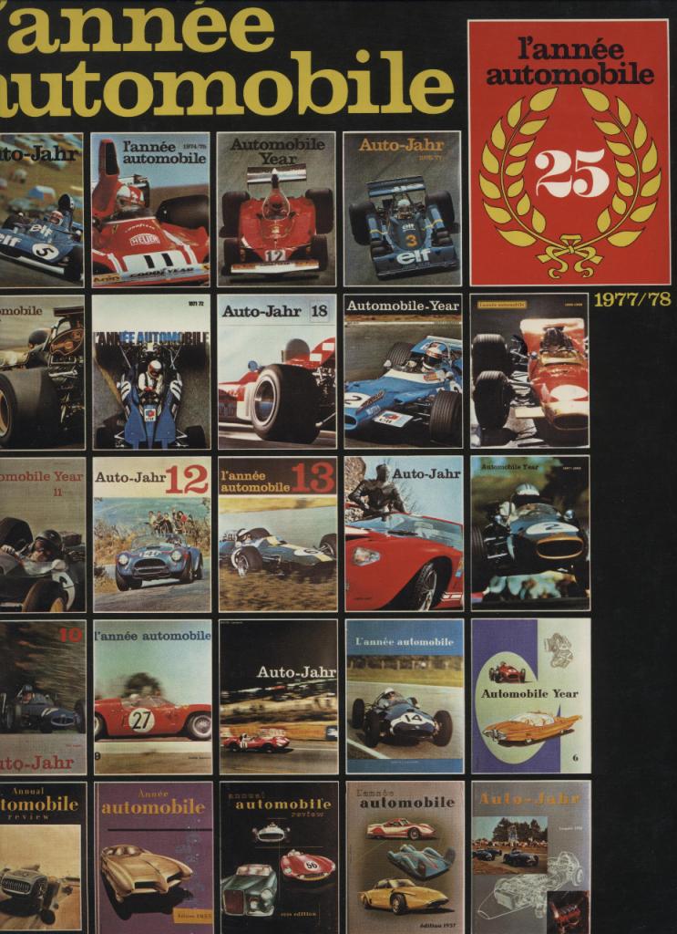 L'année automobile n°25 1977-1978 LesAnciennes.com