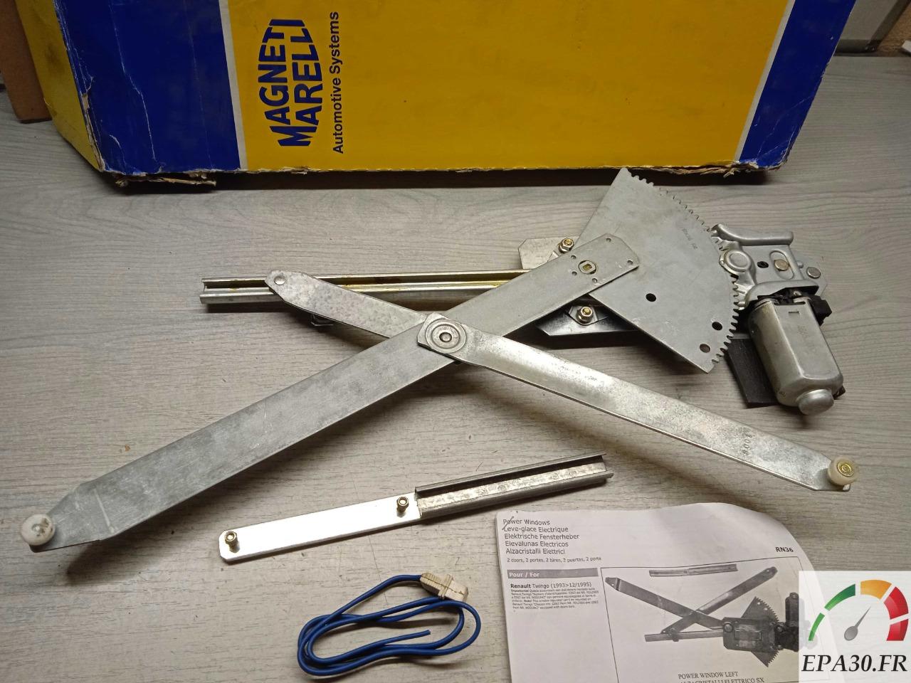 AC161 350103161000 LEVE-VITRE RENAULT TWINGO 1 LesAnciennes.com