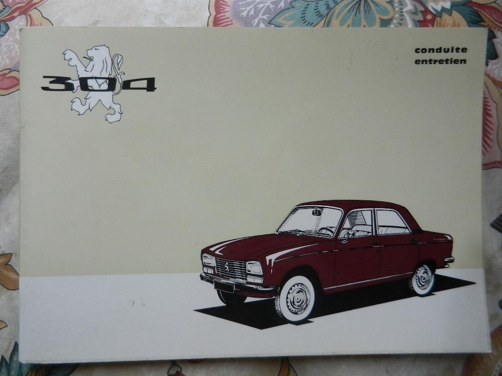 Carnet conduite et entretien pour 304 LesAnciennes.com