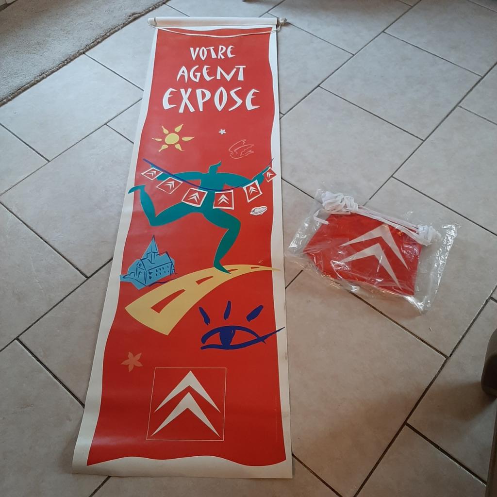 Banderoles publicitaires citroen anciennes LesAnciennes.com