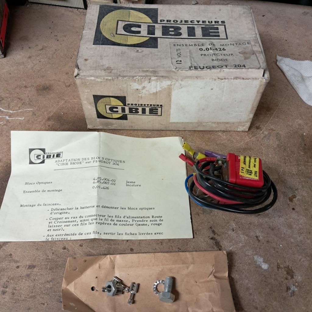 Faisceau projecteurs biode PEUGEOT 204 neuf LesAnciennes.com