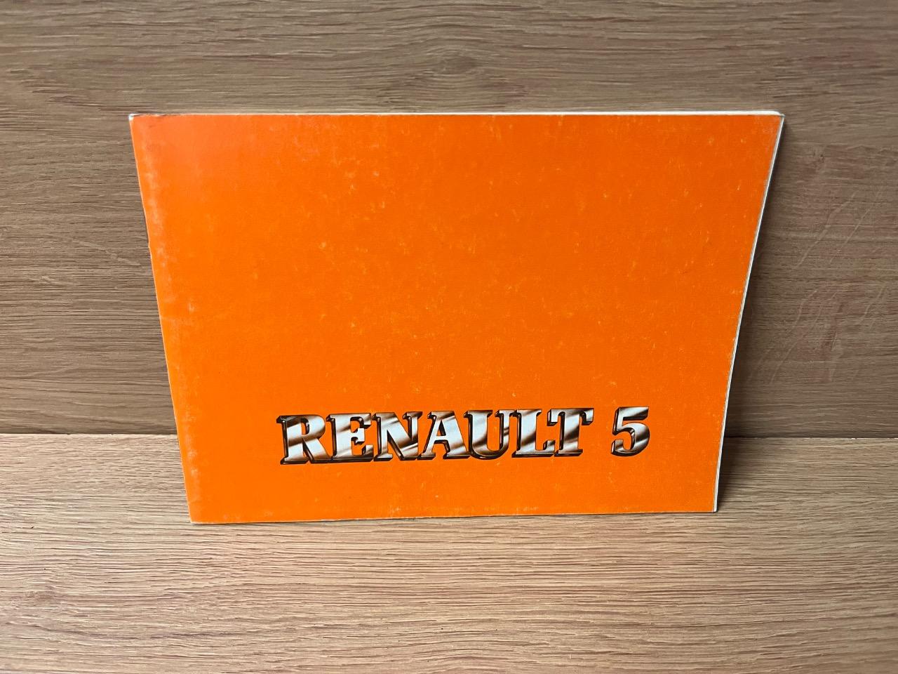 Notice pour Renault R5. LesAnciennes.com