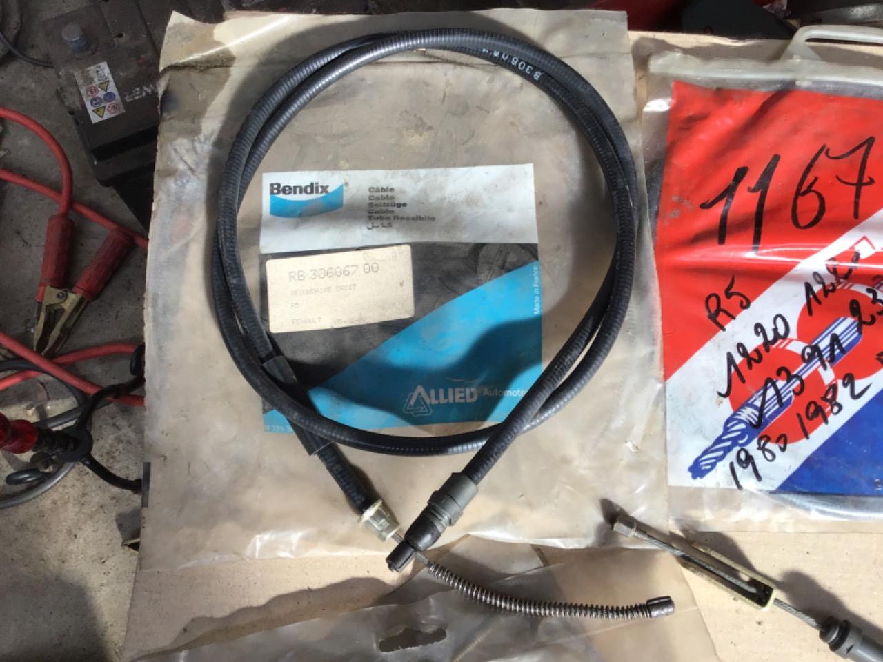 CÂBLES FREINS/ EMBRAYAGE/ACCEL RENAULT 5 (R5) LesAnciennes.com