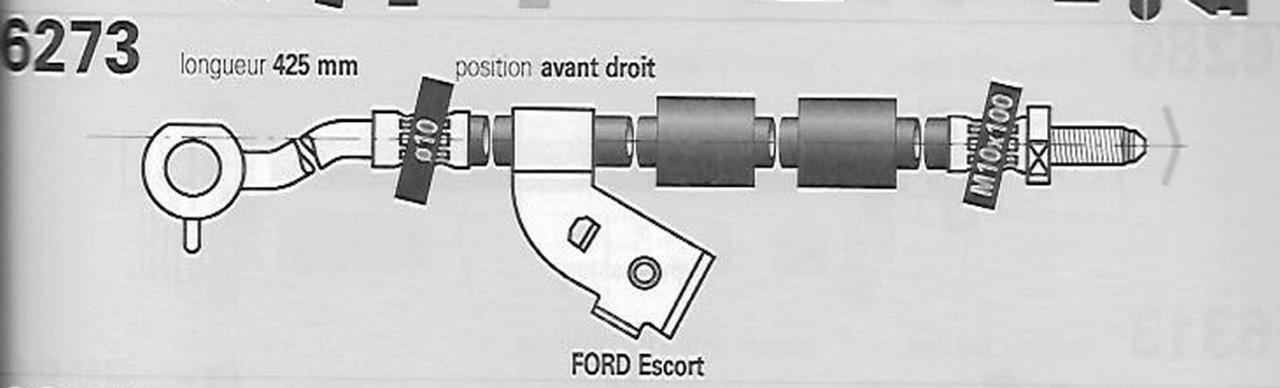 Flexible FORD Escort LesAnciennes.com
