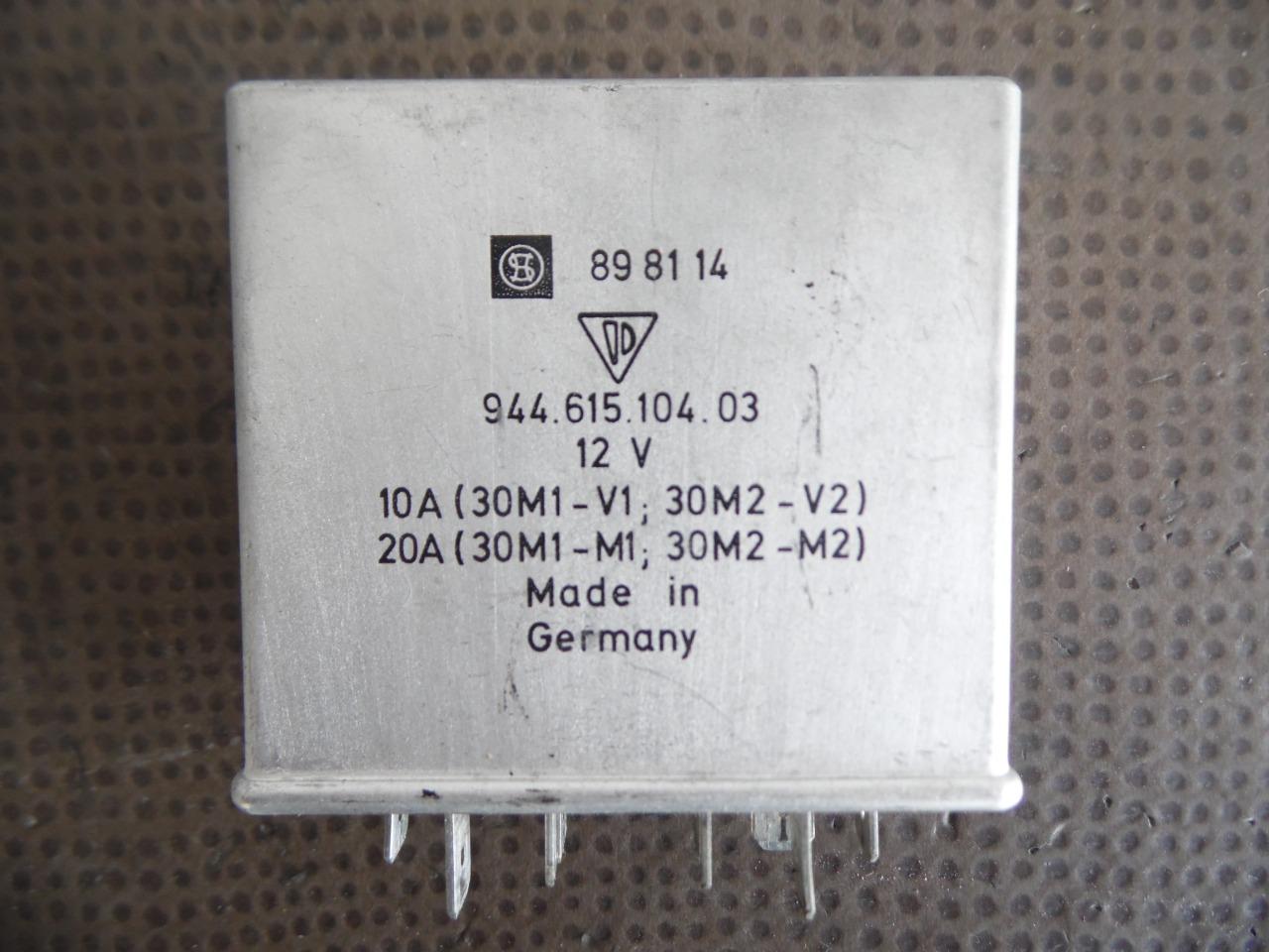 RELAIS 94461510403 DOUBLE VENTILATEUR PORSCHE 944 LesAnciennes.com