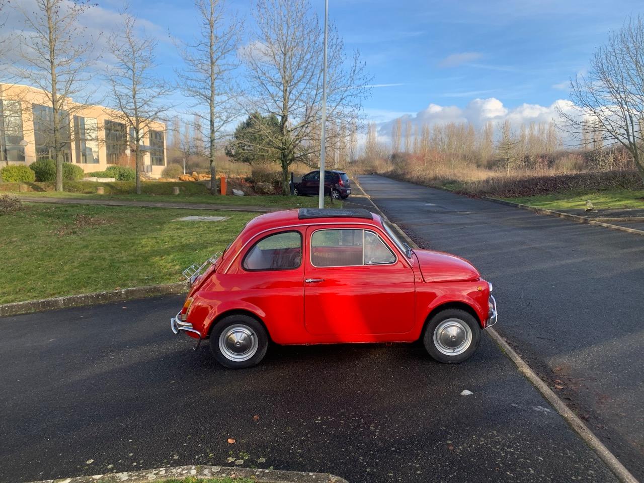 Fiat 500 de 1972 à vendre voiture ancienne de collection