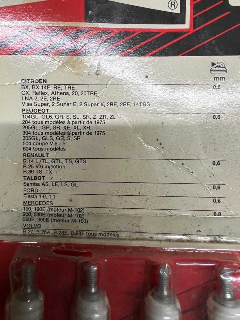 Bougies BOUGIES CHAMPION S9YC LesAnciennes.com