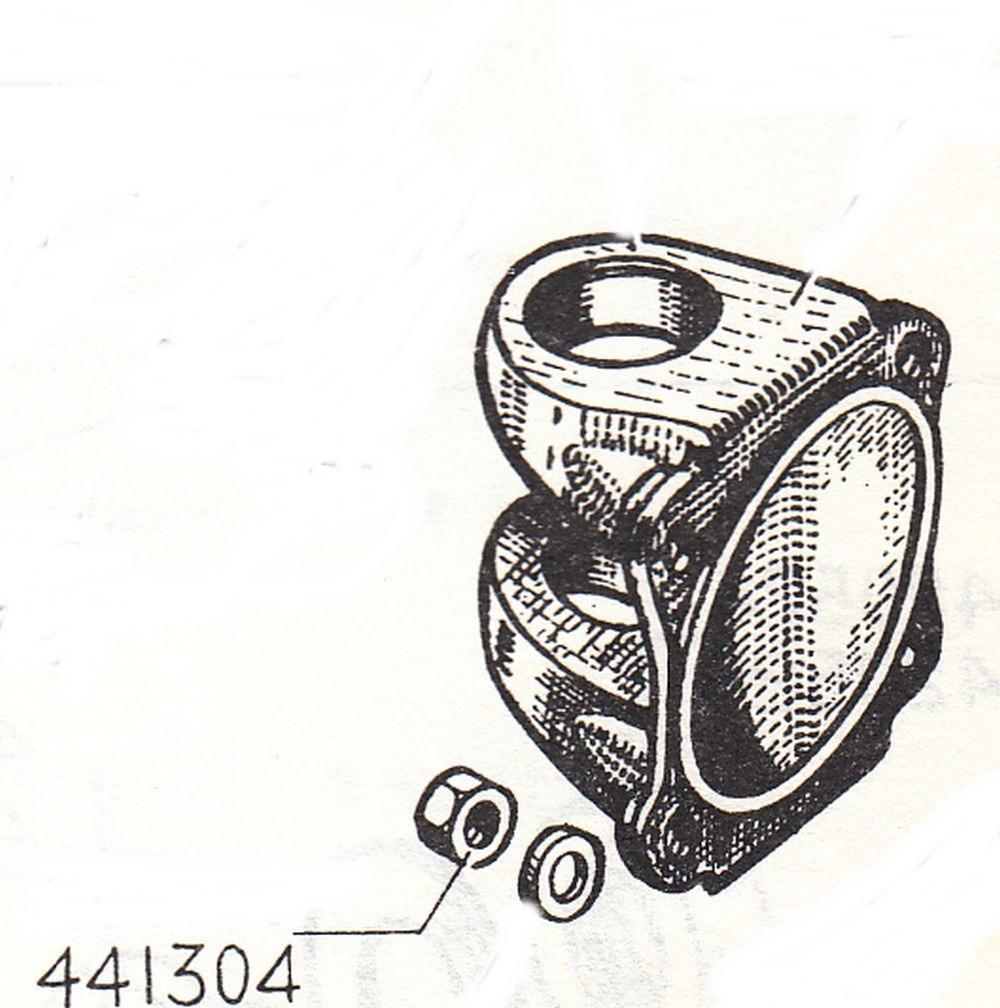 Ecrou 10 x 150 - Pièce nr. 441.304. LesAnciennes.com