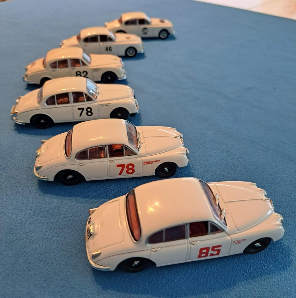 6 Jaguar MK2 Compétition 1/43eme LesAnciennes.com
