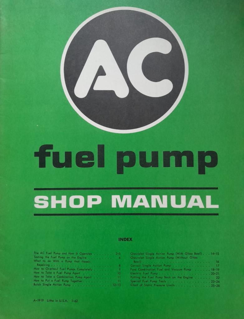 AC manuel pour pompe à essence mécanique LesAnciennes.com