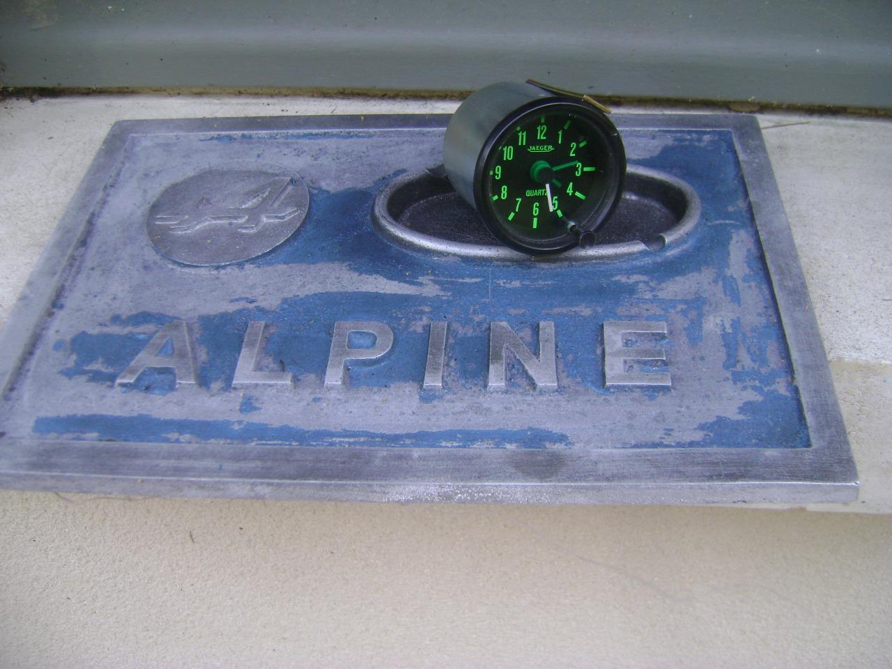 Plaque Identification Alpine A110 110 310 Type Renault - Reproduction Neuf France