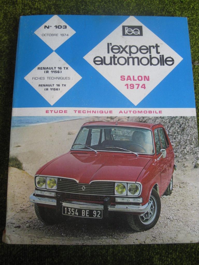 Renault 16 TX (R1156). L'Expert Automobile LesAnciennes.com