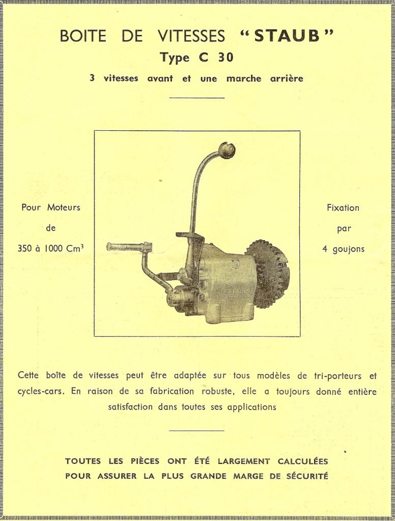 Je recherche une boite de vitesses STAUB C30 LesAnciennes.com
