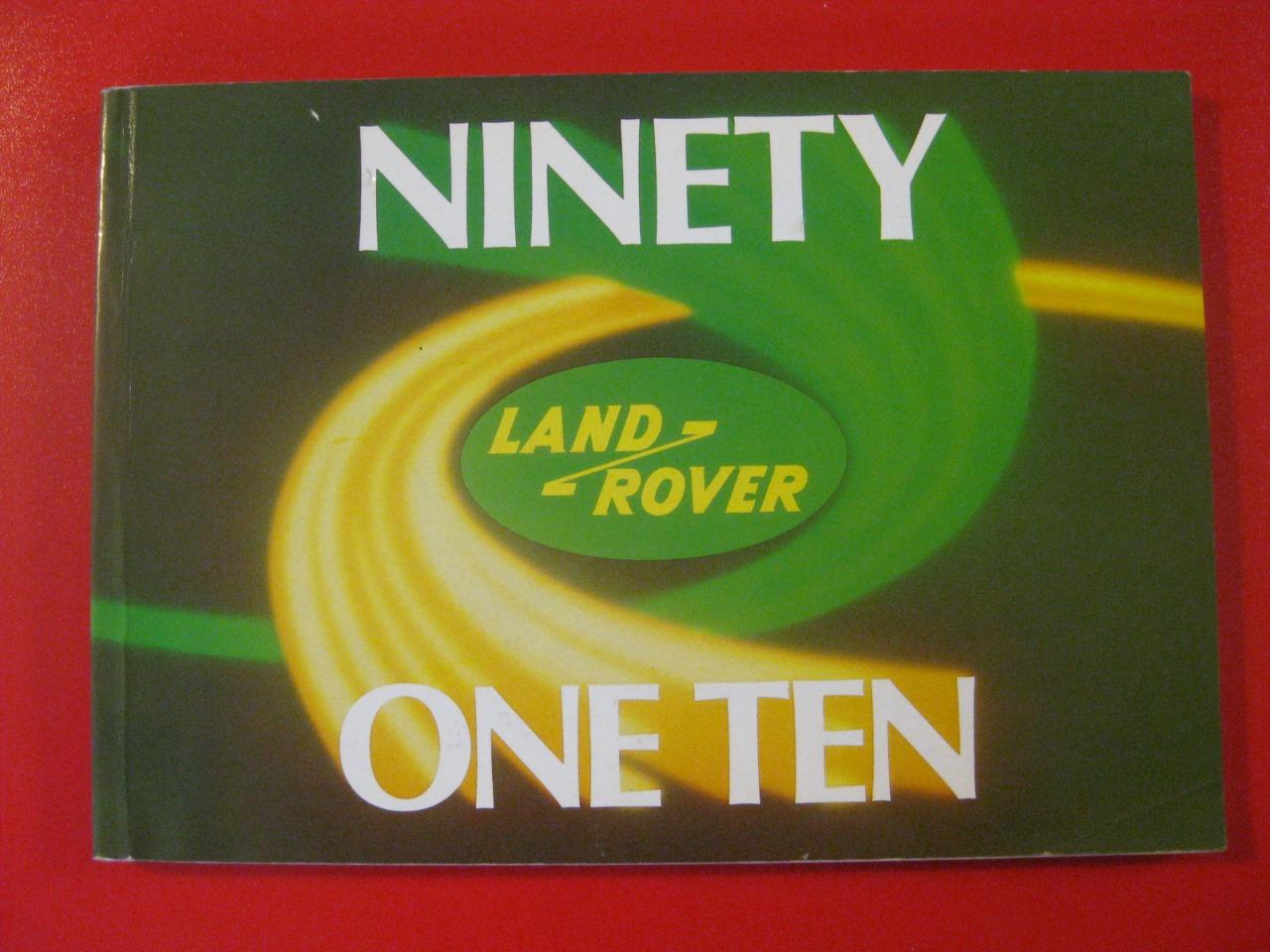 Notice d'entretien Land Rover 110 1985 LesAnciennes.com