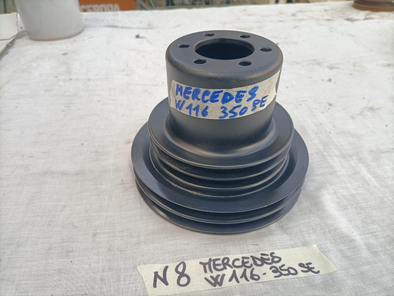 Poulie de vilebrequin moteur Mercedes W126 W107 LesAnciennes.com