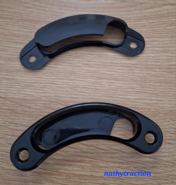 Paire enjoliveurs poignée porte noir 2CV CITROËN LesAnciennes.com