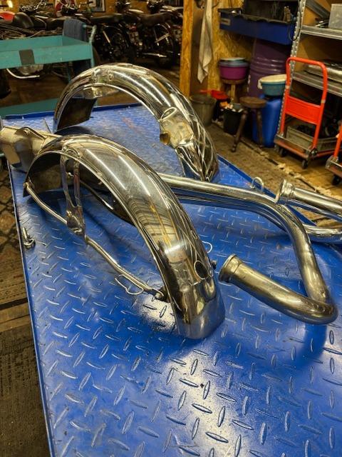 Echappement HONDA cl 450 scrambler cl scrambler LesAnciennes.com