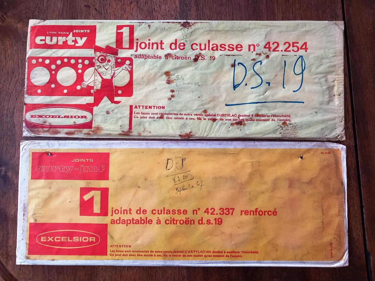 Lot de 2 Joints de culasse CITROEN DS LesAnciennes.com