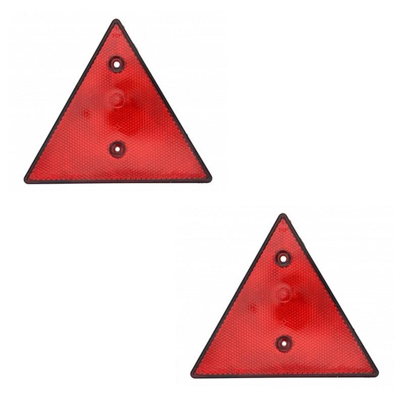 Jeu de 2 catadioptres triangulaires LesAnciennes.com