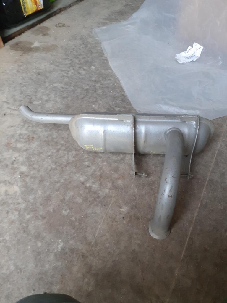 Silencieux (pot D'échappement) Chromé Pour Fiat 500 R / 126 - Diamètre Sortie 50mm - Neuf