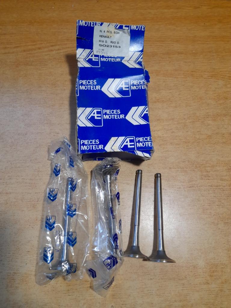 Soupapes d'échappement Renault 18 R20 R21 jeep LesAnciennes.com
