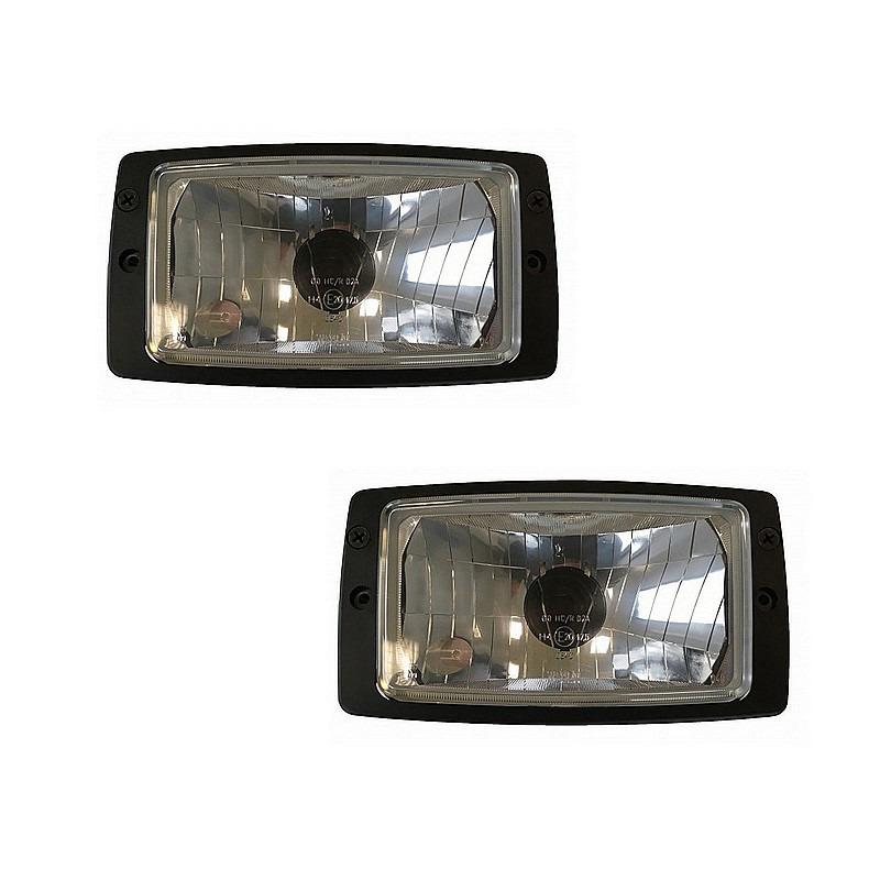 Jeu de 2 optiques de phares centrales FORD Mustang LesAnciennes.com