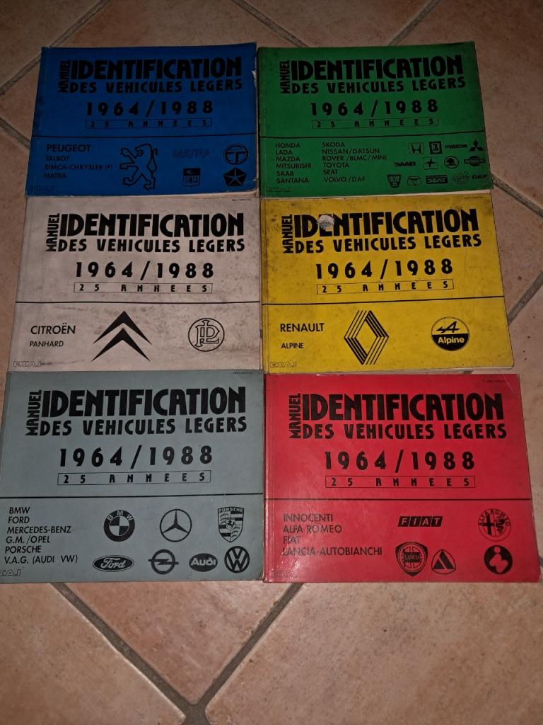 Identification véhi légers 3 exempl 1964-1988 LesAnciennes.com