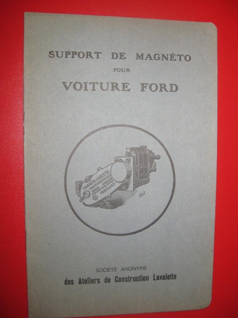 Notice support magnéto ford T LesAnciennes.com