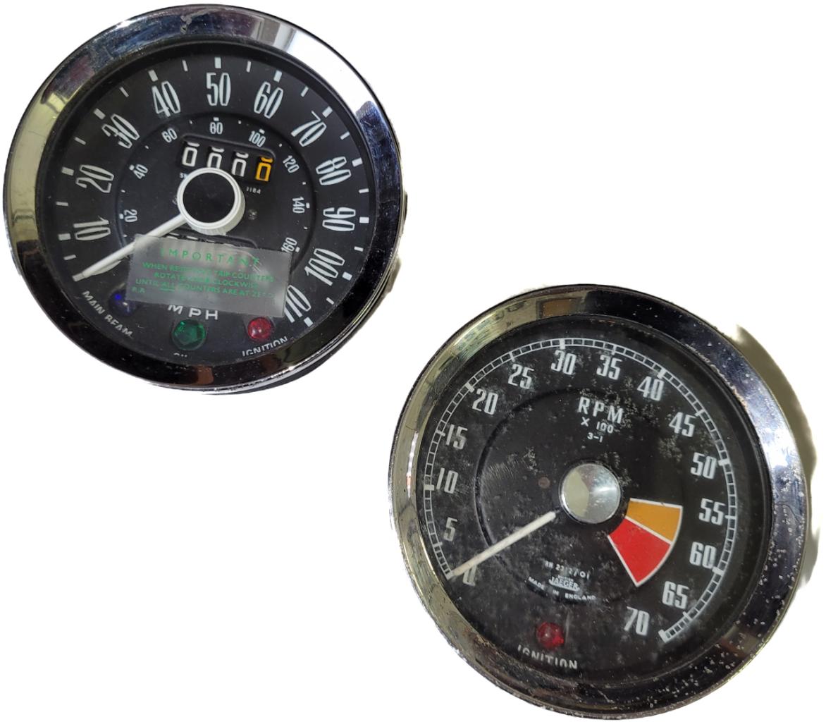 COMPTEURS MG MGB B GT LesAnciennes.com