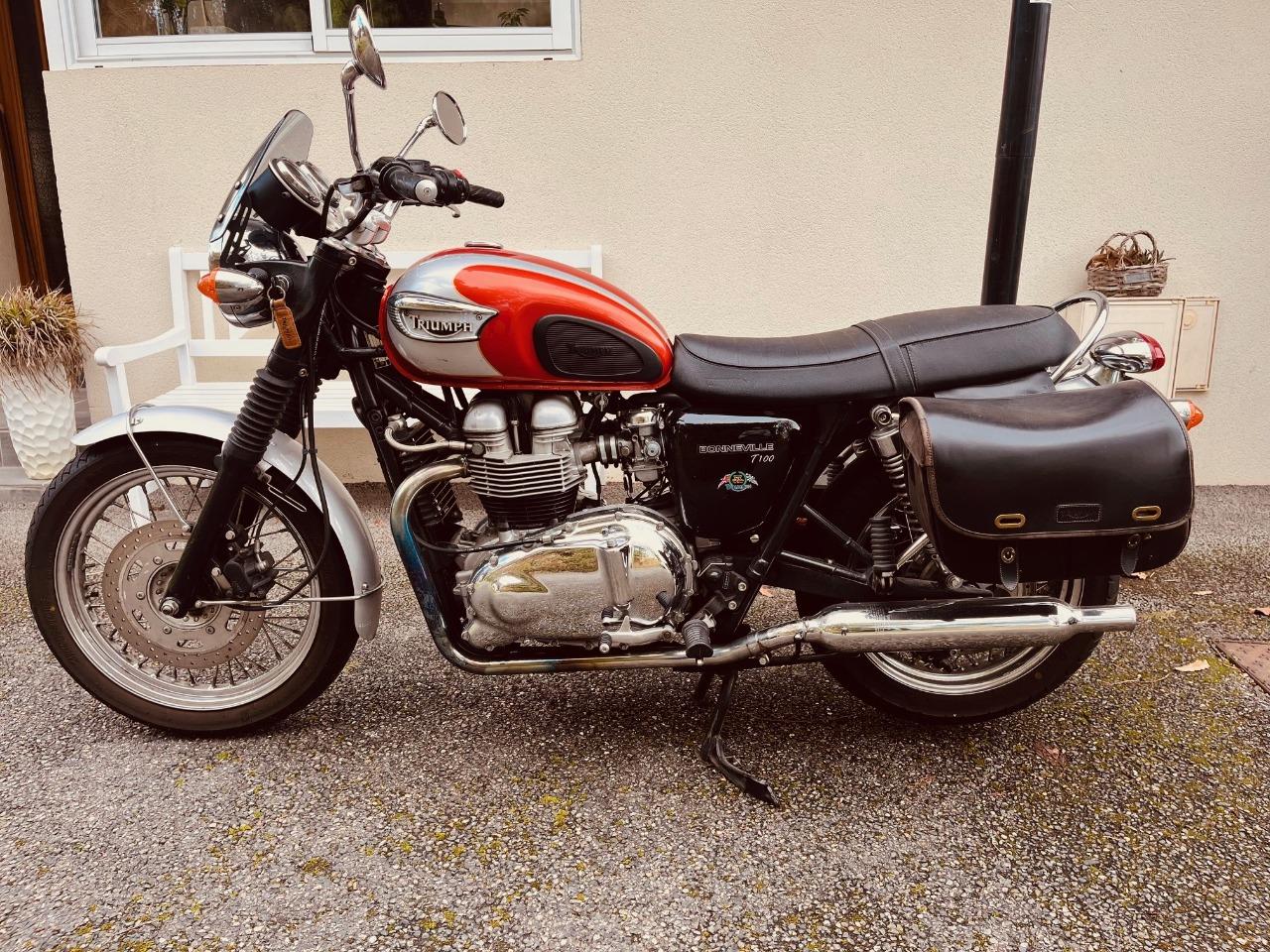 TRIUMPH BONNEVILLE T100 100 TH ANNIVERSAIRE - 2002 LesAnciennes.com