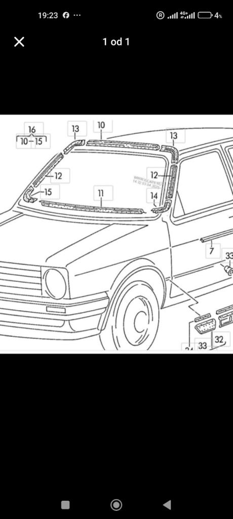 VW Golf 2 G60/Rallye pare-brise LesAnciennes.com