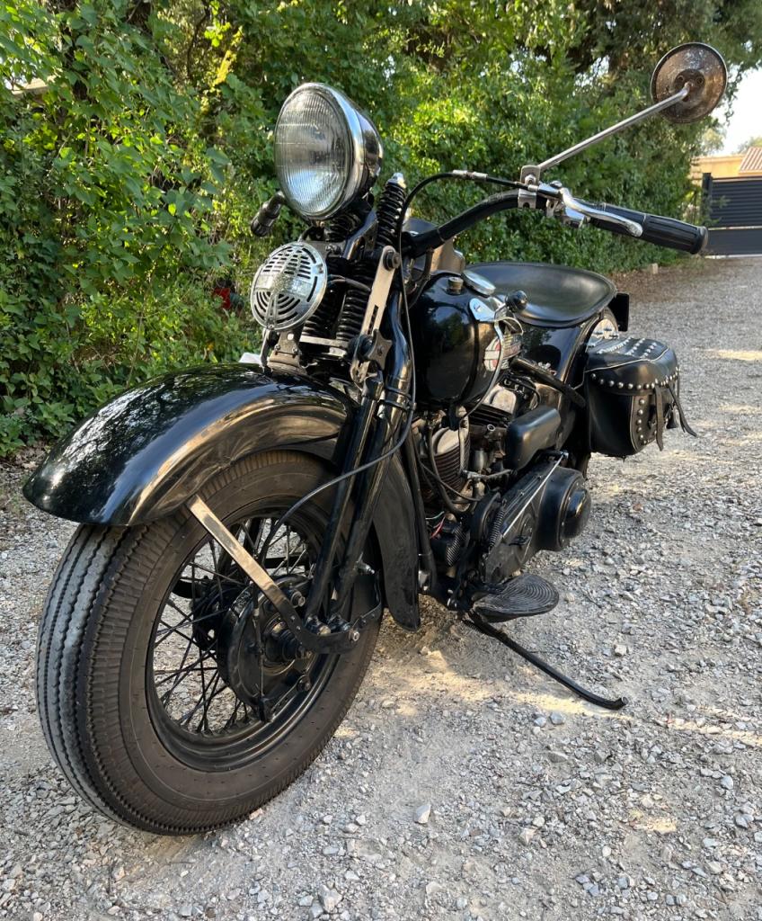 HARLEY DAVIDSON UL 1200 Type U - 1938 LesAnciennes.com
