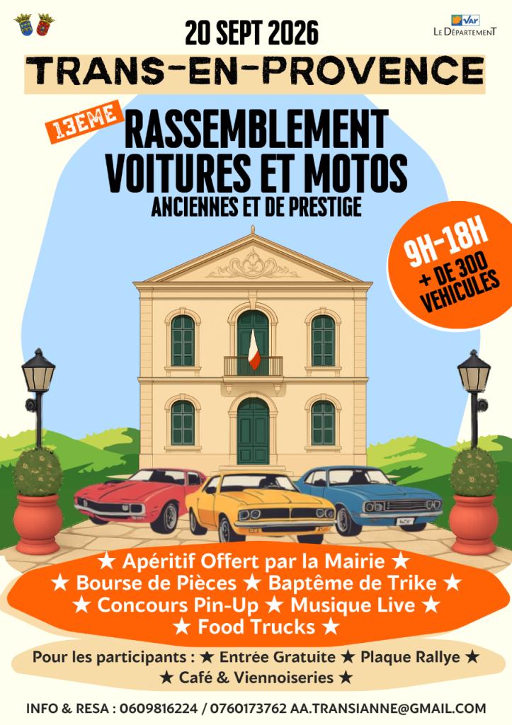 13ème Rassemblement Voitures et Motos Anciennes et de Prestige LesAnciennes.com