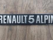image_0-Monogramme RENAULT 5 (R5) alpine