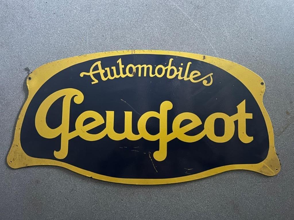 PEUGEOT Plaque publicitaire LesAnciennes.com