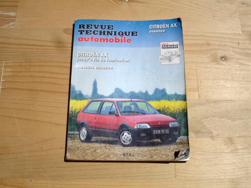 RTA revue technique Citroen AX essence LesAnciennes.com