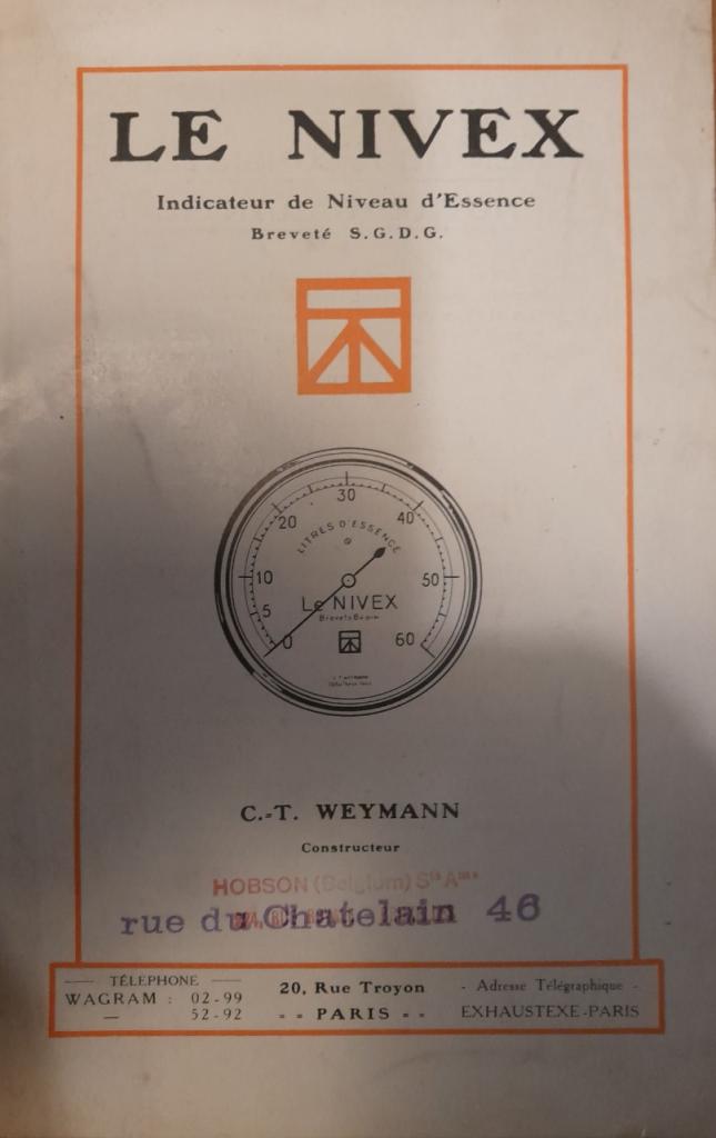 Le Nivex indicateur de niveau d'essence LesAnciennes.com