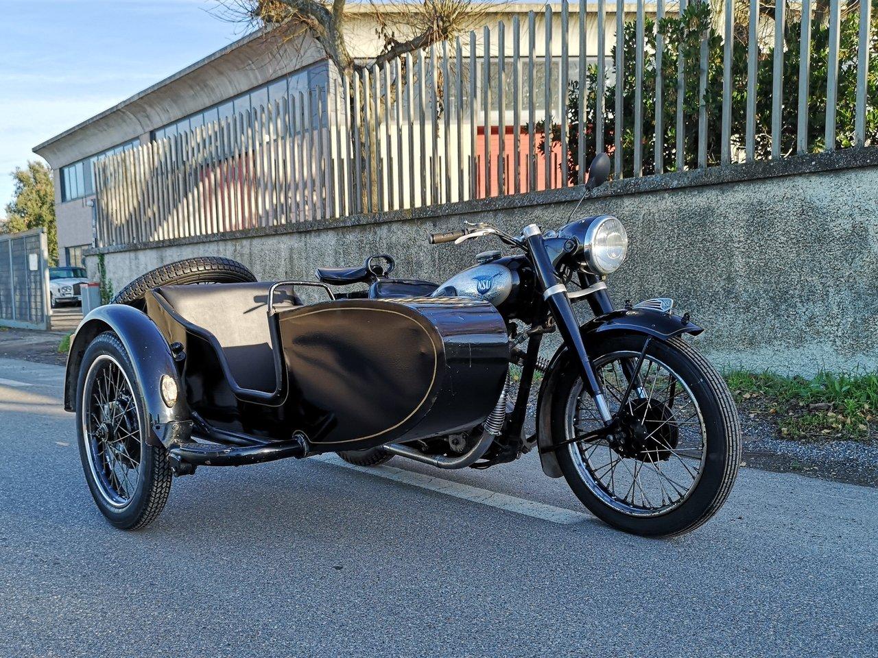 1952 NSU Konsul I 351 OS-T with side car LesAnciennes.com