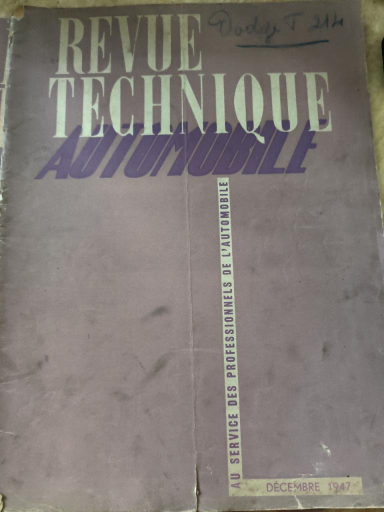 RTA (Décembre 1947) – Dodge 4x4 T214 LesAnciennes.com