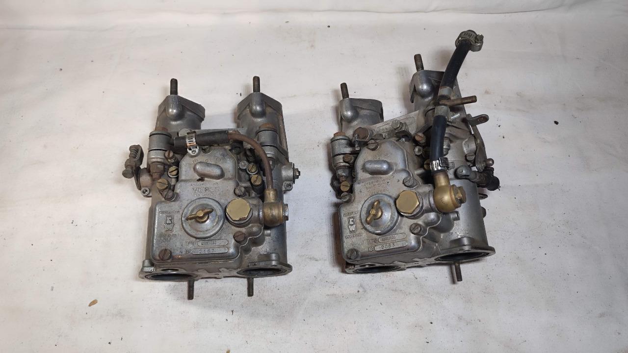 Lot 2 carburateurs Weber 45 DCOE 62 et 63 LesAnciennes.com