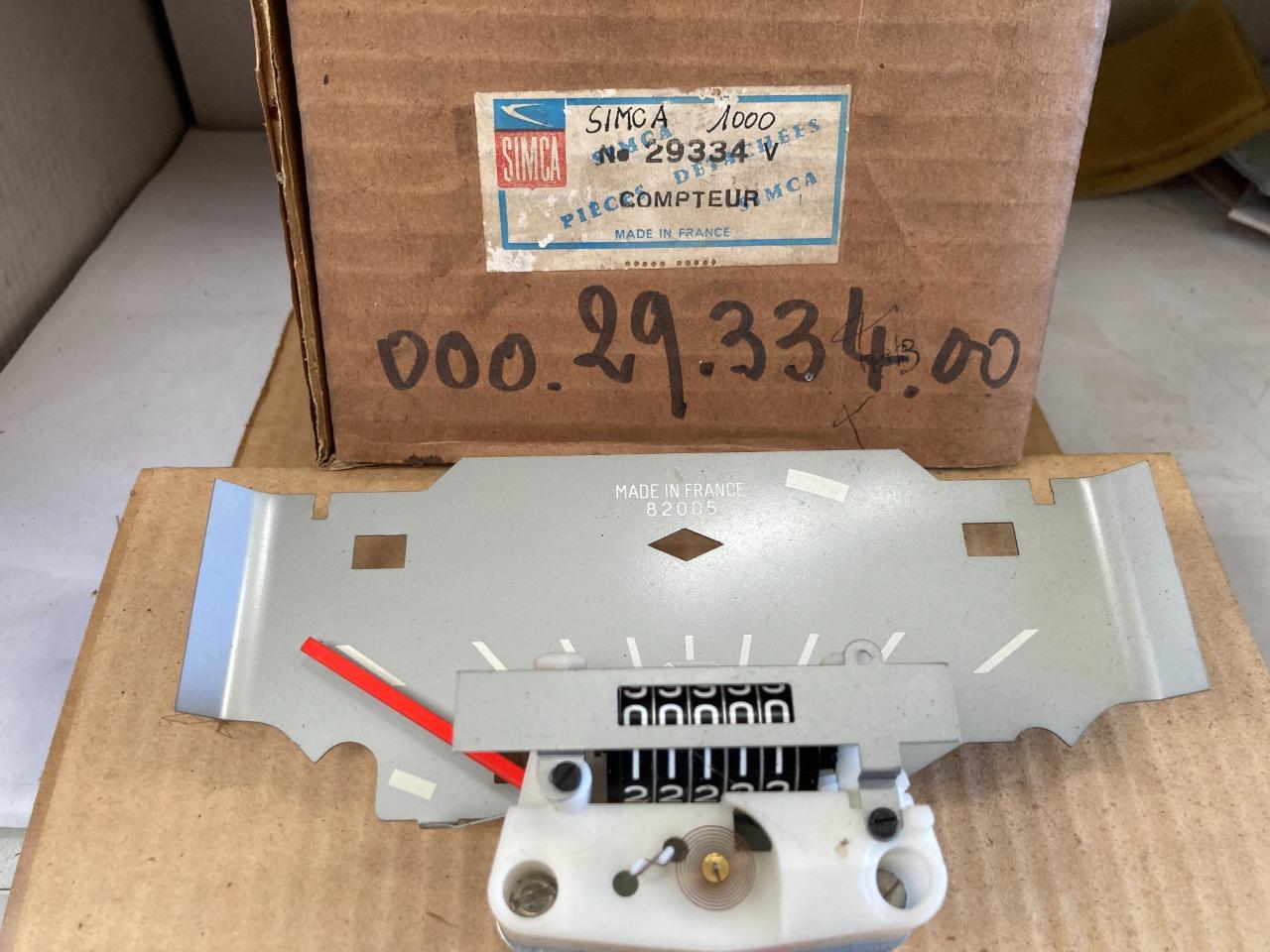 Compteur neuf VEGLIA pour SIMCA 1100 LesAnciennes.com