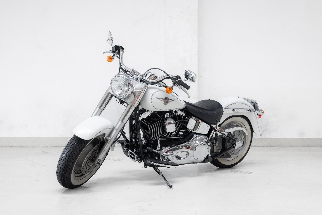 HARLEY DAVIDSON fat boy Chopper 88 FLSTF - 2002 LesAnciennes.com