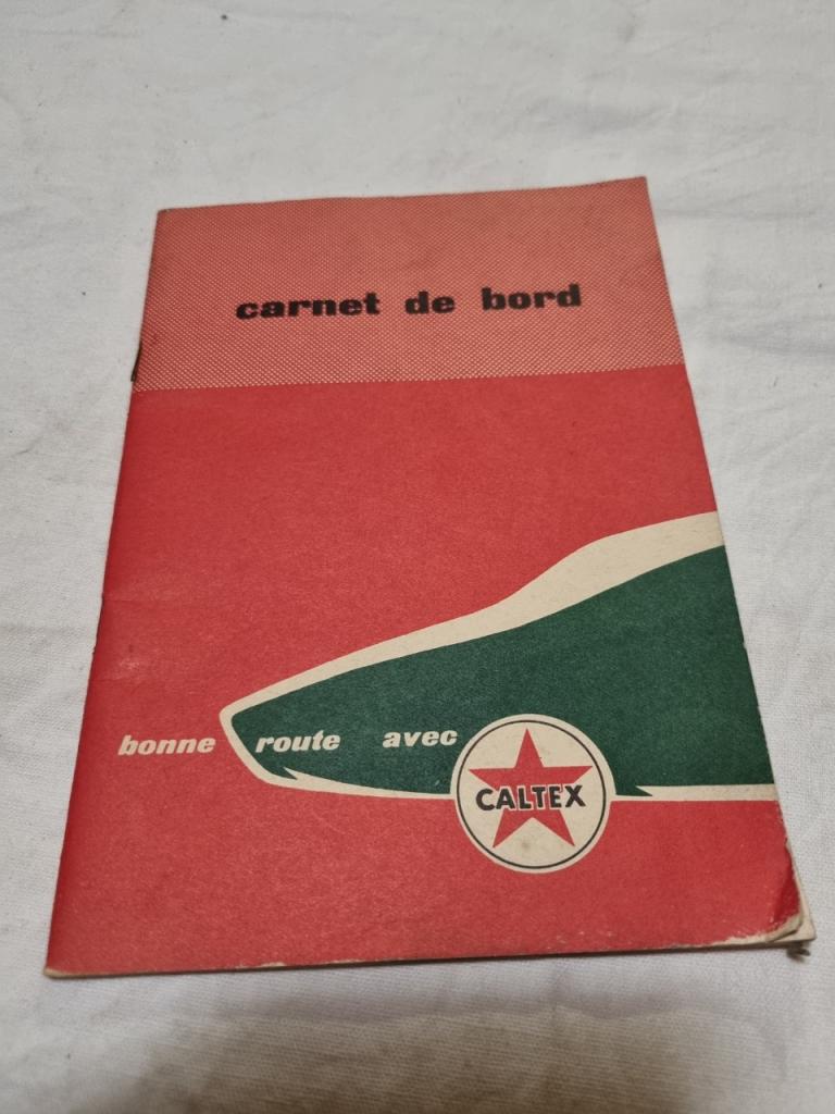 CALTEX carnet de bord LesAnciennes.com