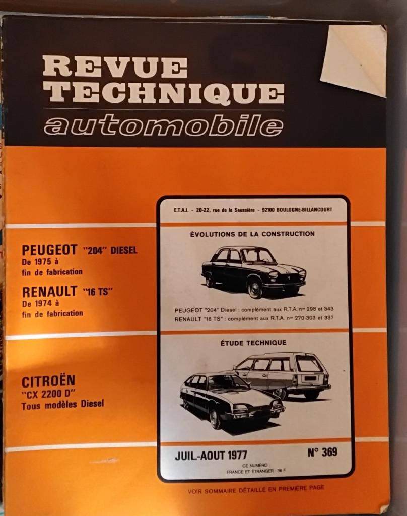 Revue technique ds LesAnciennes.com