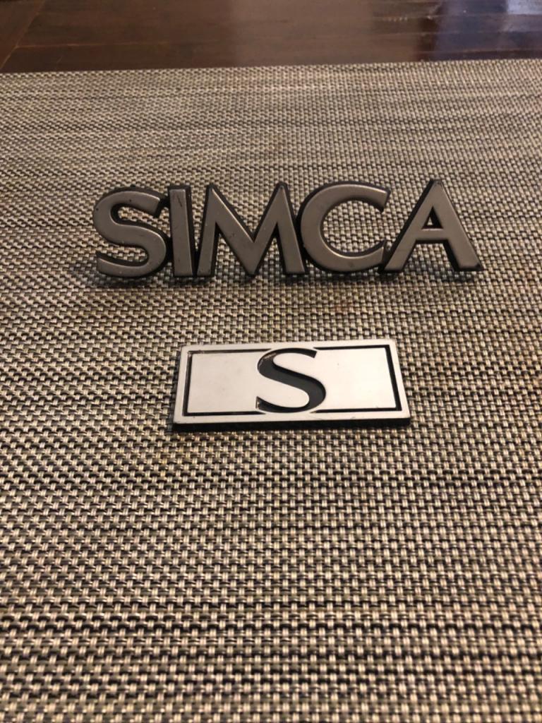 Emblème insigne logo SIMCA Talbot 1100 s LesAnciennes.com