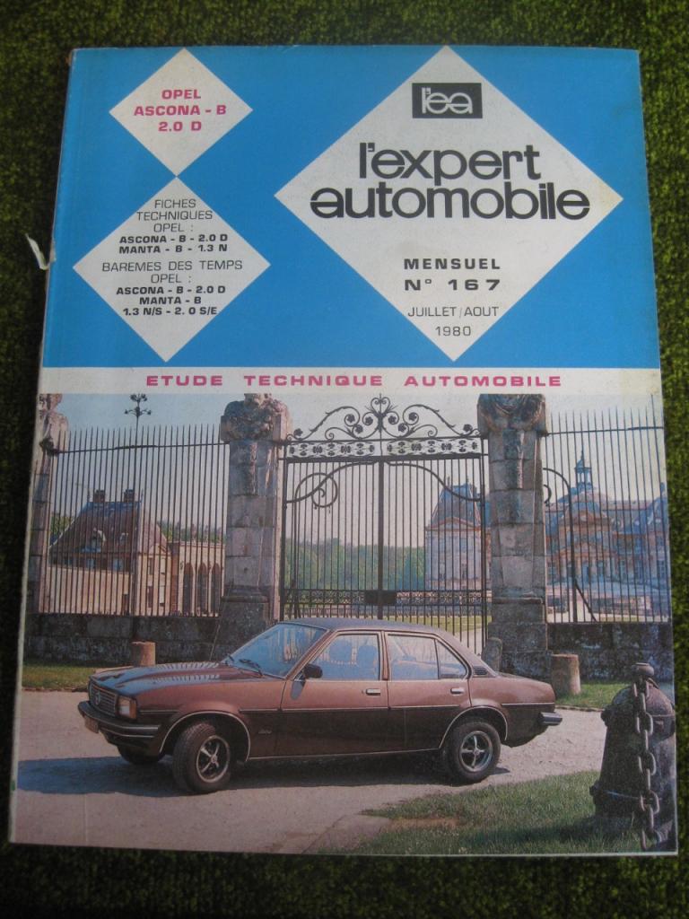 Opel Ascona B 2.0 D. "L'Expert Automobile" LesAnciennes.com